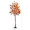 5ft. Pre-Lit Burnt Orange Autumn Maple Artificial Fall Tree with 240 Warm White LED Lights